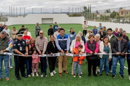 Jesús María estrena parque con cancha de futbol 7 y trotapista