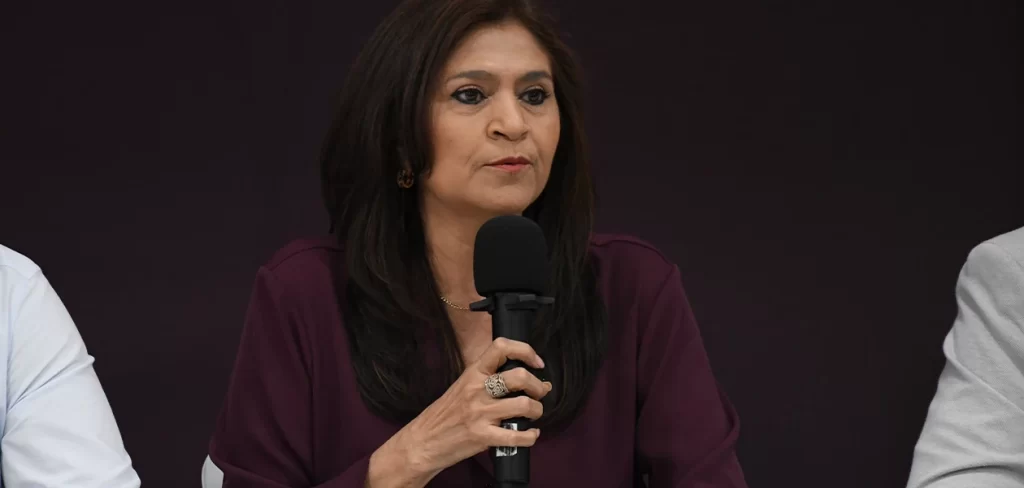 Lorena Martínez no se ha registrado en Morena