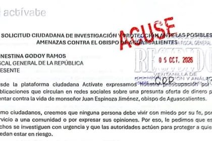 Piden a FGR investigar amenazas contra Obispo de Aguascalientes