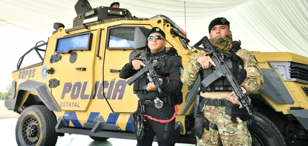 Refuerzan a policías de Aguascalientes con vehículos blindados, armas y municiones